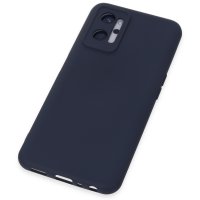 Newface Realme 9i 4G Kılıf Nano içi Kadife Silikon - Lacivert
