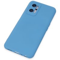 Newface Realme 9i 4G Kılıf Nano içi Kadife Silikon - Mavi