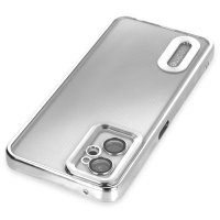 Newface Realme 9i 4G Kılıf Slot Silikon - Gümüş