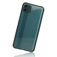 Newface Realme C11 2021 Kılıf Miami Şeffaf Silikon  - Koyu Yeşil