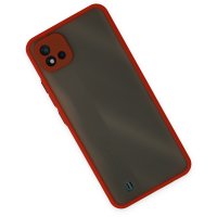 Newface Realme C11 2021 Kılıf Montreal Silikon Kapak - Kırmızı