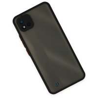 Newface Realme C11 2021 Kılıf Montreal Silikon Kapak - Siyah