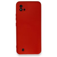 Newface Realme C11 2021 Kılıf Nano içi Kadife  Silikon - Kırmızı