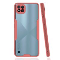 Newface Realme C11 2021 Kılıf Platin Silikon - Pembe