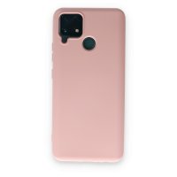 Newface Realme C15 Kılıf Nano içi Kadife  Silikon - Pudra