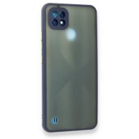 Newface Realme C21 Kılıf Montreal Silikon Kapak - Lacivert