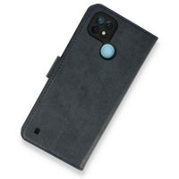 Newface Realme C21 Kılıf Trend S Plus Kapaklı Kılıf - Lacivert