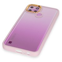 Newface Realme C21Y Kılıf Dora Kapak - Pudra