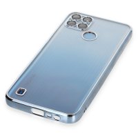 Newface Realme C21Y Kılıf Razer Lensli Silikon - Açık Mavi