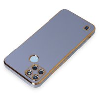 Newface Realme C21Y Kılıf Volet Silikon - Mavi