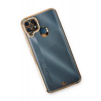 Newface Realme C25s Kılıf Liva Lens Silikon - Beyaz
