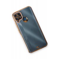 Newface Realme C25s Kılıf Liva Lens Silikon - Lila