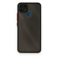 Newface Realme C25 Kılıf Montreal Silikon Kapak - Siyah