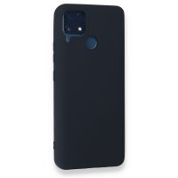 Newface Realme C25 Kılıf Nano içi Kadife Silikon - Lacivert