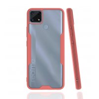 Newface Realme C25 Kılıf Platin Silikon - Pembe