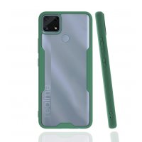 Newface Realme C25s Kılıf Platin Silikon - Yeşil