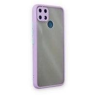 Newface Realme C25s Kılıf Montreal Silikon Kapak - Mor