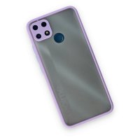 Newface Realme C25s Kılıf Montreal Silikon Kapak - Mor