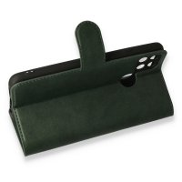 Newface Realme C25s Kılıf Trend S Plus Kapaklı Kılıf - Yeşil