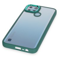 Newface Realme C25Y Kılıf Dora Kapak - Haki Yeşil