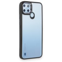 Newface Realme C25Y Kılıf Dora Kapak - Siyah