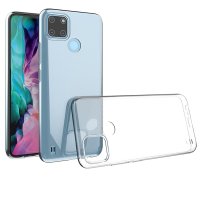 Newface Realme C25Y Kılıf Lüx Şeffaf Silikon