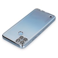 Newface Realme C25Y Kılıf Razer Lensli Silikon - Açık Mavi