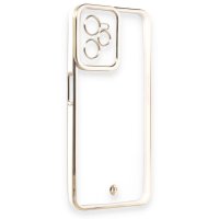 Newface Realme C35 Kılıf Liva Lens Silikon - Beyaz