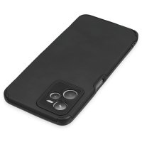 Newface Realme C35 Kılıf Loop Deri Silikon - Siyah