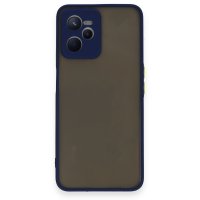 Newface Realme C35 Kılıf Montreal Silikon Kapak - Lacivert