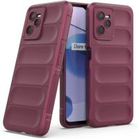 Newface Realme C35 Kılıf Optimum Silikon - Bordo