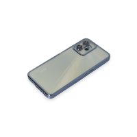 Newface Realme C35 Kılıf Razer Lensli Silikon - Açık Mavi