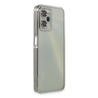 Newface Realme C35 Kılıf Razer Lensli Silikon - Gümüş