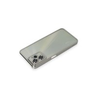 Newface Realme C35 Kılıf Razer Lensli Silikon - Gümüş