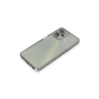 Newface Realme C35 Kılıf Razer Lensli Silikon - Gümüş