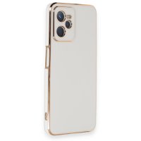 Newface Realme C35 Kılıf Volet Silikon - Beyaz