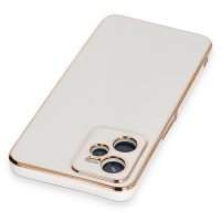 Newface Realme C35 Kılıf Volet Silikon - Beyaz
