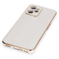 Newface Realme C35 Kılıf Volet Silikon - Beyaz