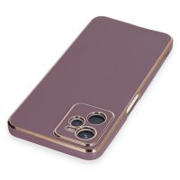 Newface Realme C35 Kılıf Volet Silikon - Mor
