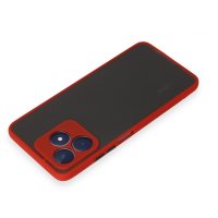 Newface Realme C53 Kılıf Montreal Silikon Kapak - Kırmızı