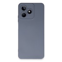 Newface Realme C53 Kılıf Nano içi Kadife Silikon - Gri