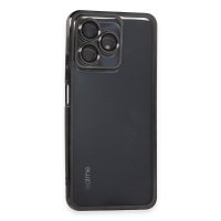 Newface Realme C53 Kılıf Razer Lensli Silikon - Siyah