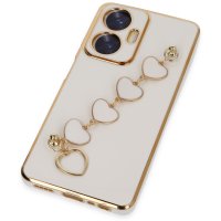 Newface Realme C55 Kılıf Esila Silikon - Beyaz