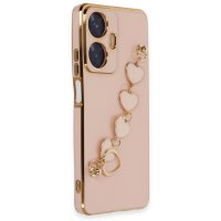 Newface Realme C55 Kılıf Esila Silikon - Pudra
