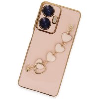 Newface Realme C55 Kılıf Esila Silikon - Pudra