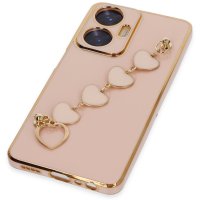 Newface Realme C55 Kılıf Esila Silikon - Pudra