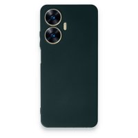 Newface Realme C55 Kılıf First Silikon - Koyu Yeşil