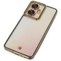 Newface Realme C55 Kılıf Liva Lens Silikon - Yeşil