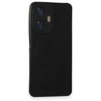 Newface Realme C55 Kılıf Loop Deri Silikon - Siyah