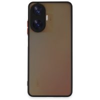 Newface Realme C55 Kılıf Montreal Silikon Kapak - Siyah